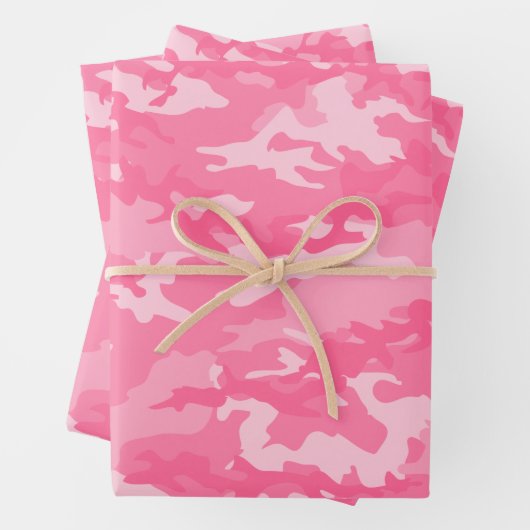 Rosa 1 Camouflage Camouflage Geschenkpapier Set (Beispiel)