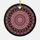 Rosa 1 keramikornament (Vorne)