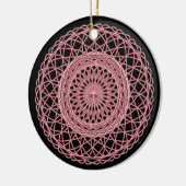 Rosa 1 keramikornament (Links)