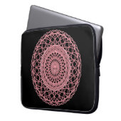 Rosa 1 laptopschutzhülle (Vorderseite Links)