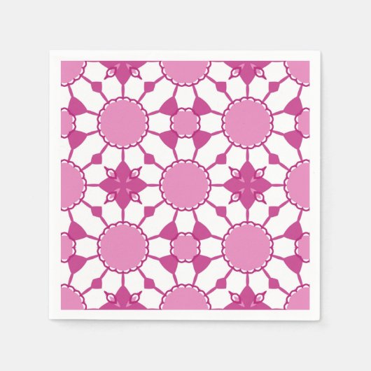 Rosa 1 serviette (Vorderseite)