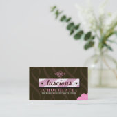 ROSA 311-LUSCIOUS u. SCHOKOLADE Visitenkarte (Stehend Vorderseite)