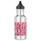 Rosa 3D Maiswasser Flasche Edelstahlflasche (Links)
