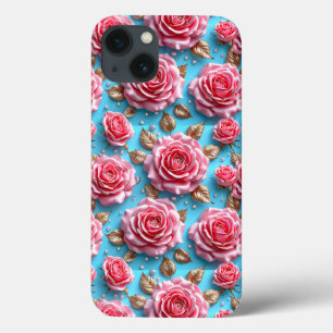 Rosa 3D-Rose Case-Mate iPhone Hülle