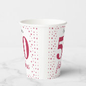 Rosa 50 und üppig pappbecher (Rechts)