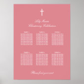 Rosa 6 Tafelweihe - Seekartenkarton Poster (Vorne)