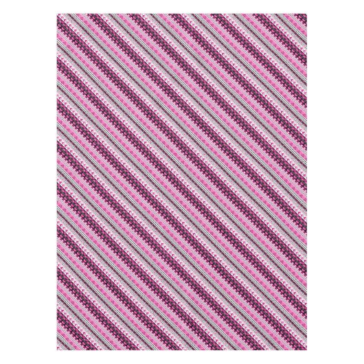 Rosa 8 Bit Liebe Herz Tischdecke (Vorderseite)