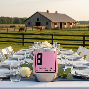Rosa 8 Personalisiertes Derby-Pferderennen