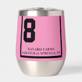 Rosa 8 Personalisiertes Derby-Pferderennen (Vorderseite)