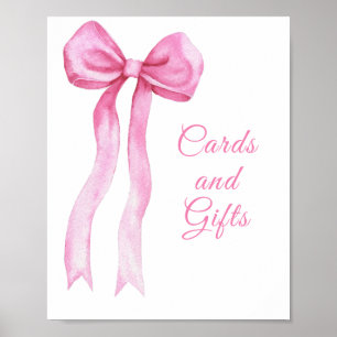 Rosa a bow - Karten & Geschenke Poster