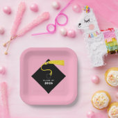 Rosa Abschluss 2025 Party Pappteller (Party)