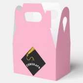 Rosa Abschluss Geschenkschachtel (Geöffnet)