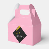 Rosa Abschluss Geschenkschachtel (Vorderseite)