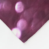 Rosa abstrakt, beide dezentrierte Lichter. Fleecedecke (Ecke)