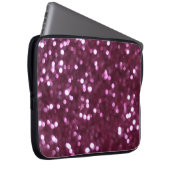 Rosa abstrakt, beide dezentrierte Lichter. Laptopschutzhülle (Vorne Rechts)
