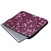 Rosa abstrakt, beide dezentrierte Lichter. Laptopschutzhülle (Vorne Knopf)
