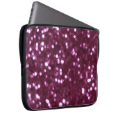 Rosa abstrakt, beide dezentrierte Lichter. Laptopschutzhülle (Vorne Rechts)