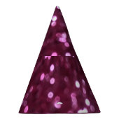 Rosa abstrakt, beide dezentrierte Lichter. Partyhütchen (Rechts)