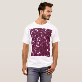 Rosa abstrakt, beide dezentrierte Lichter. T-Shirt (Vorne ganz)