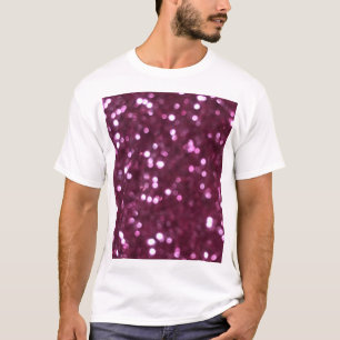 Rosa abstrakt, beide dezentrierte Lichter. T-Shirt