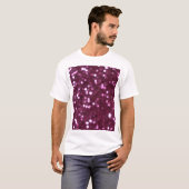 Rosa abstrakt, beide dezentrierte Lichter. T-Shirt (Vorne ganz)