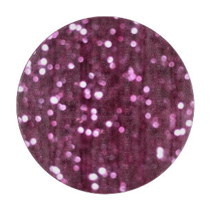 Rosa abstrakt, Bokeh unscharfe Lichter. Schneidebrett