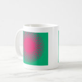 rosa abstrakt kaffeetasse (Vorderseite Links)