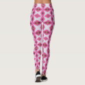 rosa abstrakt leggings (Rückseite)