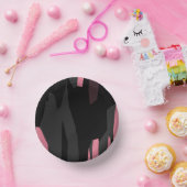 rosa abstrakt pappteller (Party)