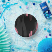rosa abstrakt pappteller (Party)
