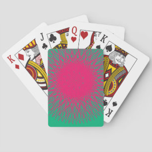 rosa abstrakt spielkarten
