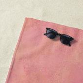 Rosa Abstrakt Strandtuch (Beispiel)