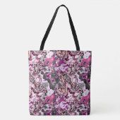 rosa Abstrakt Tasche (Vorderseite)