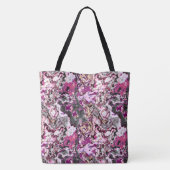 rosa Abstrakt Tasche (Rückseite)