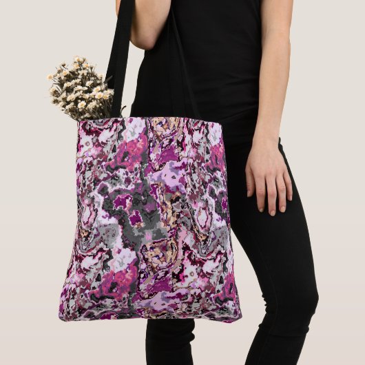 rosa Abstrakt Tasche (Von Nahem)