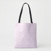 Rosa abstrakte Designer-Tasche Tasche (Vorderseite)