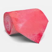 Rosa Abstrakte Kunstmalerei 4 Krawatte (Gerollt)