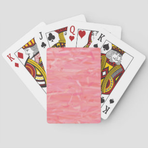 Rosa Abstrakte Kunstmalerei Spielkarten