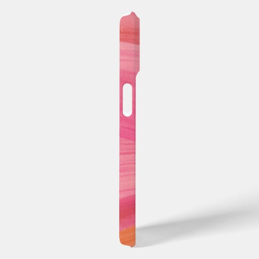 Rosa Abstrakte Linien Modernes Farbmuster Case-Mate iPhone Hülle (Rückseite / Rechts)