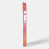 Rosa Abstrakte Linien Modernes Farbmuster Case-Mate iPhone Hülle (Rückseite / Links)