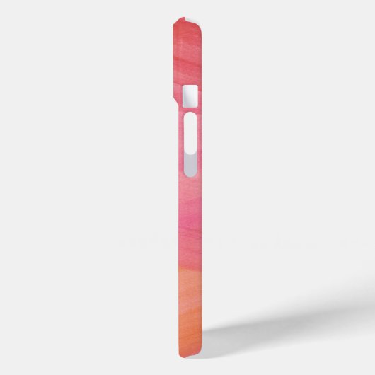 Rosa Abstrakte Linien Modernes Farbmuster Case-Mate iPhone Hülle (Rückseite / Links)