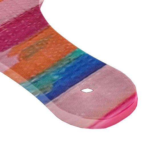 Rosa Abstrakte Streifen Schneidebrett (Ecke)