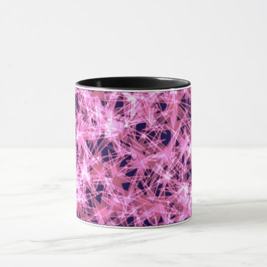 Rosa Abstrakte Tasse (Zentrum)