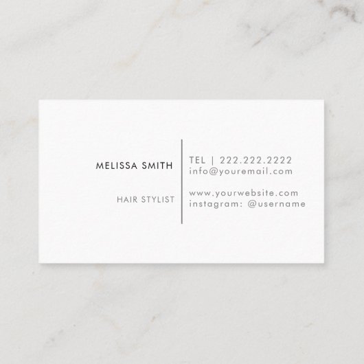 rosa abstrakte Visitenkarte (Rückseite)