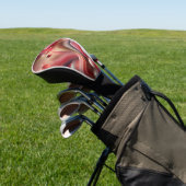 Rosa Abstrakter Golf Head Cover Headcover (In SItu)