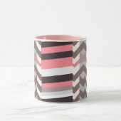 Rosa abstrakter Kaffeebecher Tasse (Zentrum)