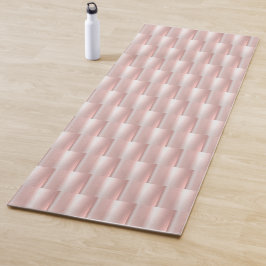 Rosa Abstrakter Körbchen Eleganter Chic Yogamatte