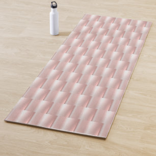 Rosa Abstrakter Körbchen Eleganter Chic Yogamatte