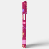Rosa Abstrakter Personalisierter Name Fun Modern Case-Mate iPhone Hülle (Rückseite / Rechts)