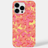 Rosa Abstraktes Bio Muster Case-Mate iPhone Hülle (Rückseite)